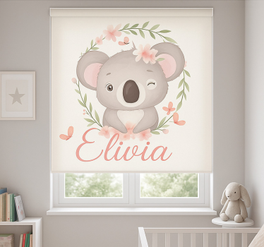 Koala névvel Redőnyök Személyre szabott - TenStickers