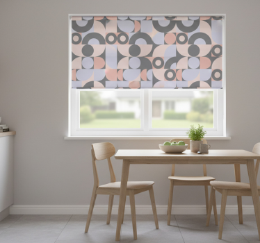 Konyhai redőnyök geometrikus kör mintával - TenStickers