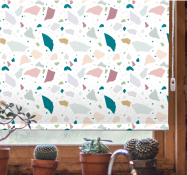 Mediterrán terrazzo textúrák és minták Sávroló - TenStickers