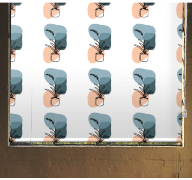 Minimalista orchidea design Redőnyök Virágos - TenStickers