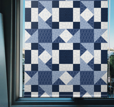 Patchwork geometriai minták Redőnyök textúra és a minta - TenStickers