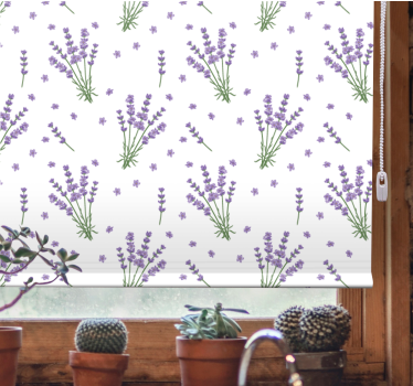 Provence stílusú kis virágos roló - TenStickers