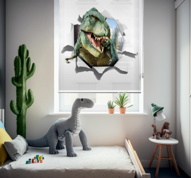 Redőnyök dinoszaurusz 3d dühös t-rex - TenStickers