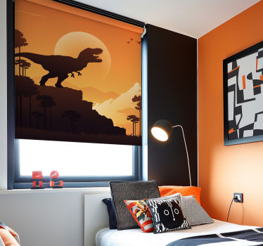 Redőnyök dinoszaurusz t-rex sziluett - TenStickers