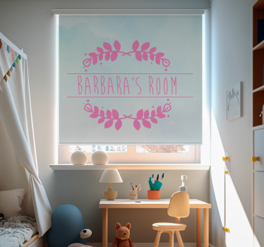 Redőnyök gyerekek egyedi nevű szoba - TenStickers