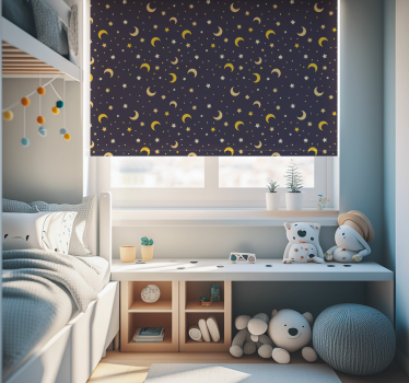 Redőnyök gyerekek éjszakai csillagok minta - TenStickers