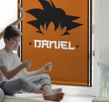 Redőnyök szuperhős goku személyre szabható - TenStickers