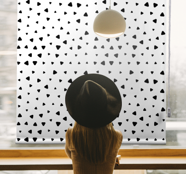 Redőnyök textúra és geometrikus szív minta - TenStickers