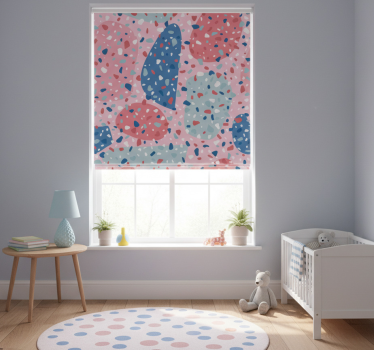 Rózsaszín terrazzo redőnyök gyerekeknek - TenStickers