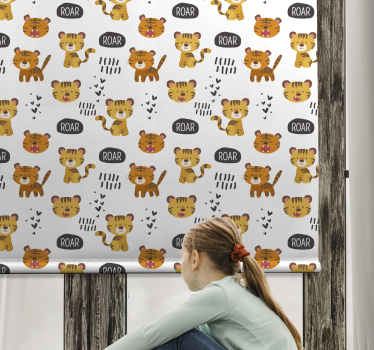 Tigrisbébi ordítás Redőnyök gyerekek - TenStickers
