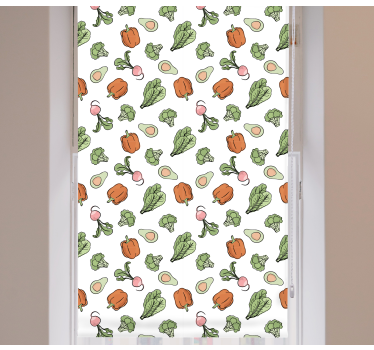 Vibráló zöldségkeverék Redőnyök konyha - TenStickers