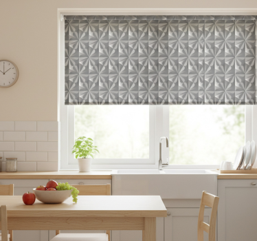 Vintage geometrikus virágmintás redőnyök konyha - TenStickers