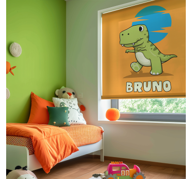 Zöld t-rex személyre szabott Rolók - TenStickers