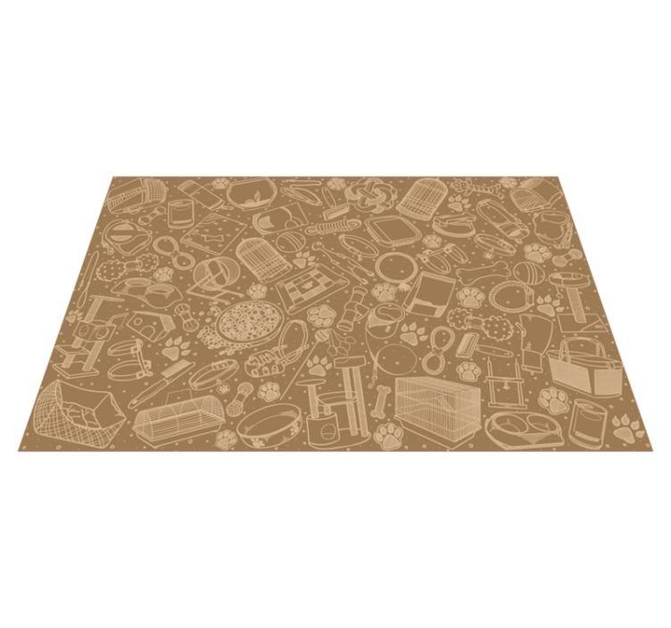 Különböző állateledel éttermi alátétek - TenStickers