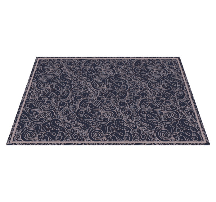 Forgóvonalas minták tányéralátétek struktúra - TenStickers