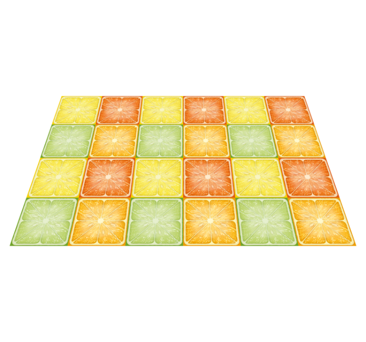 Citrus szelet mintás tányéralátétek eredeti - TenStickers