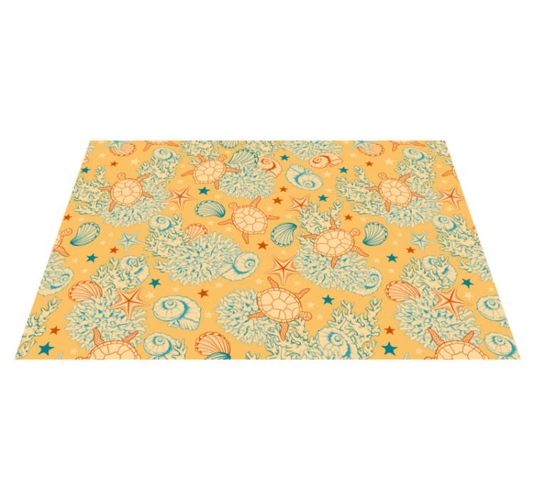 Eredeti tányéralátétek kagylómintás - TenStickers