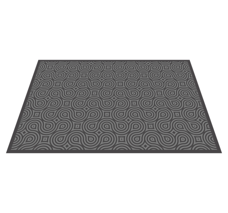 Absztrakt pörgettyű minta tányéralátétek struktúra - TenStickers