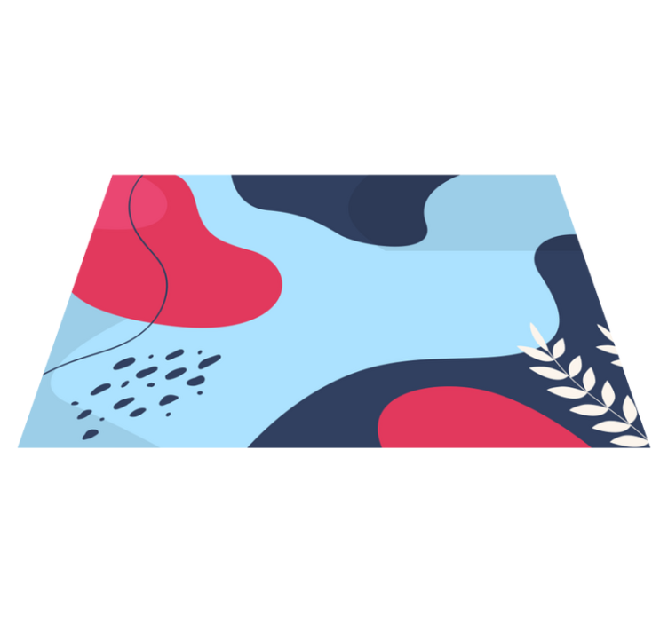 Színes absztrakt formák tányéralátétek eredeti - TenStickers