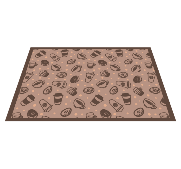 Kávéscsésze minták eredeti tányéralátétek - TenStickers