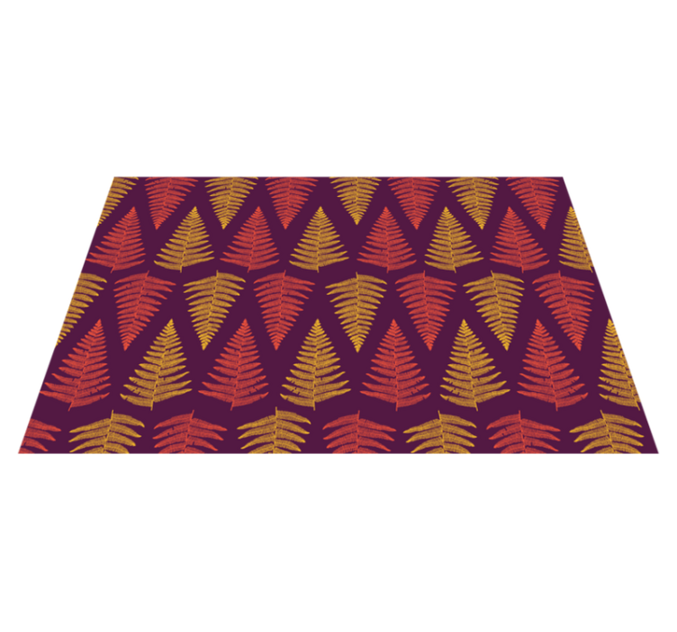 Foliage pattern tányéralátétek struktúra - TenStickers