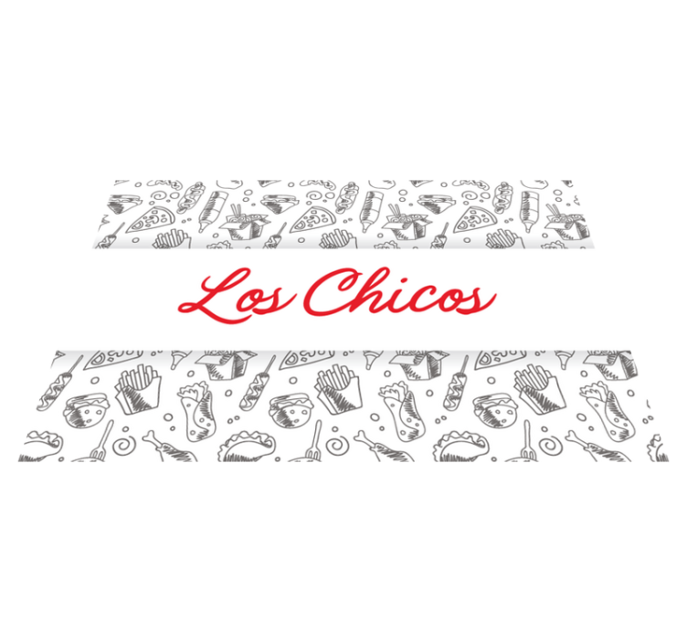 Vidám Étel illusztrációk tányéralátétek gyermekeknek - TenStickers