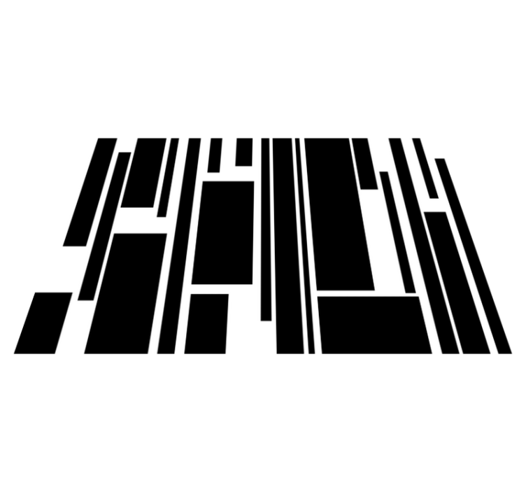 Modern tányéralátétek geometrikus elrendezésben - TenStickers