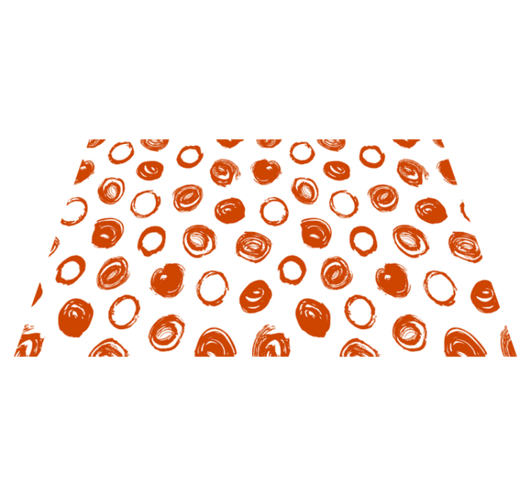 Körkörös ecsetvonás minta tányéralátétek struktúra - TenStickers