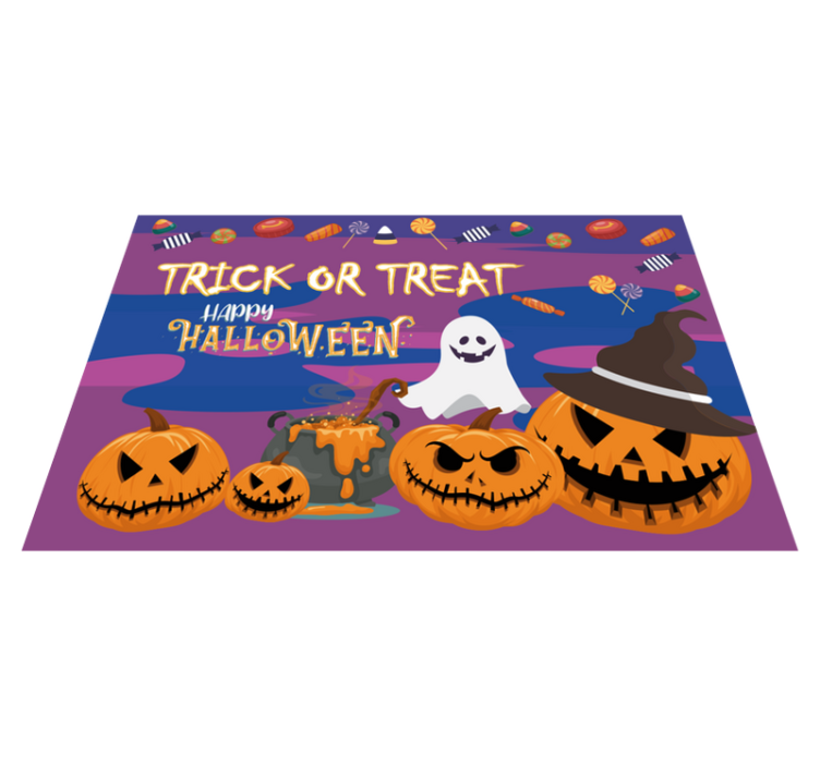 Trükkös finomság tányéralátétek halloween - TenStickers