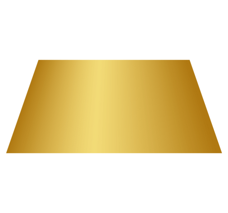 Arany fokozatos felületű tányéralátétek modern - TenStickers