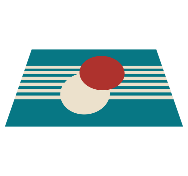 Absztrakt színes formák tányéralátétek modern - TenStickers