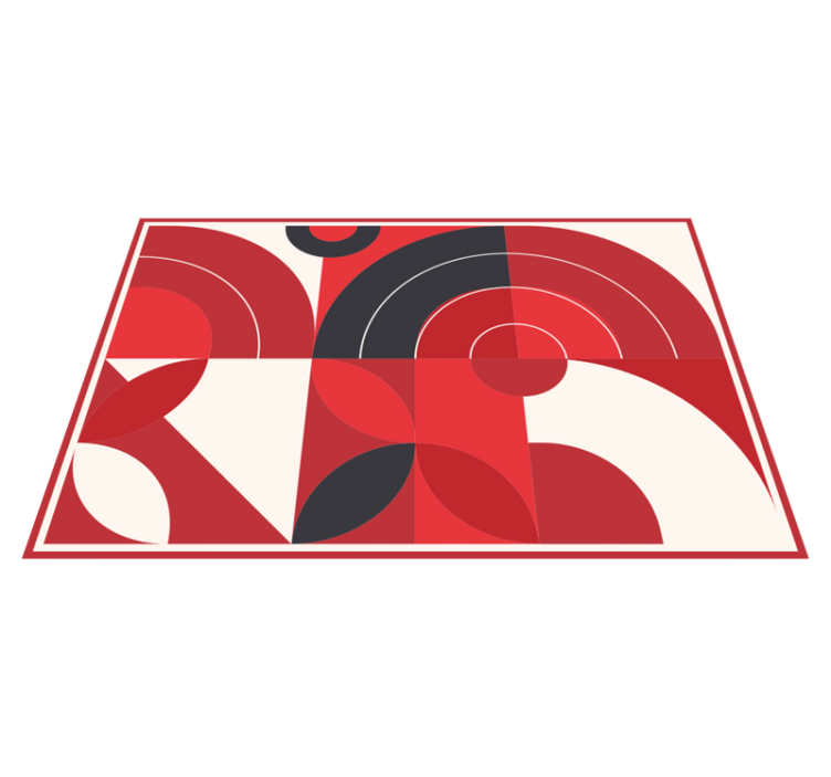 Vibráló geometrikus formák tányéralátétek modern - TenStickers