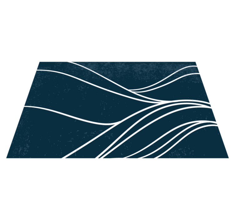 Elegáns hullám minta tányéralátétek modern - TenStickers