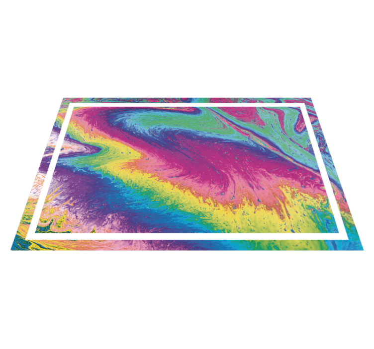 Élénk absztrakt mintás tányéralátétek eredeti - TenStickers