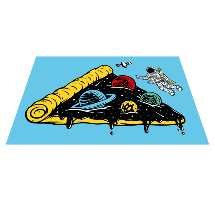 Űr témájú tányéralátétek eredeti - TenStickers