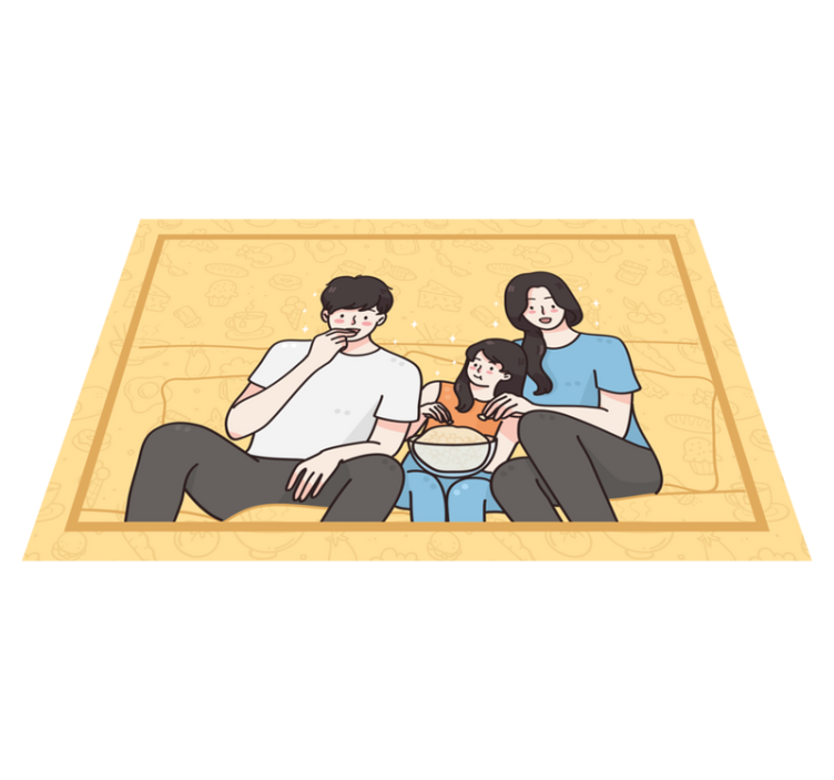 Családi nassolás - tányéralátétek gyermekeknek - TenStickers