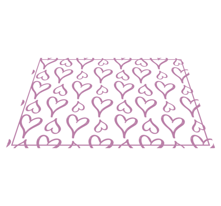 Bűbájos szívmintás tányéralátétek eredeti - TenStickers