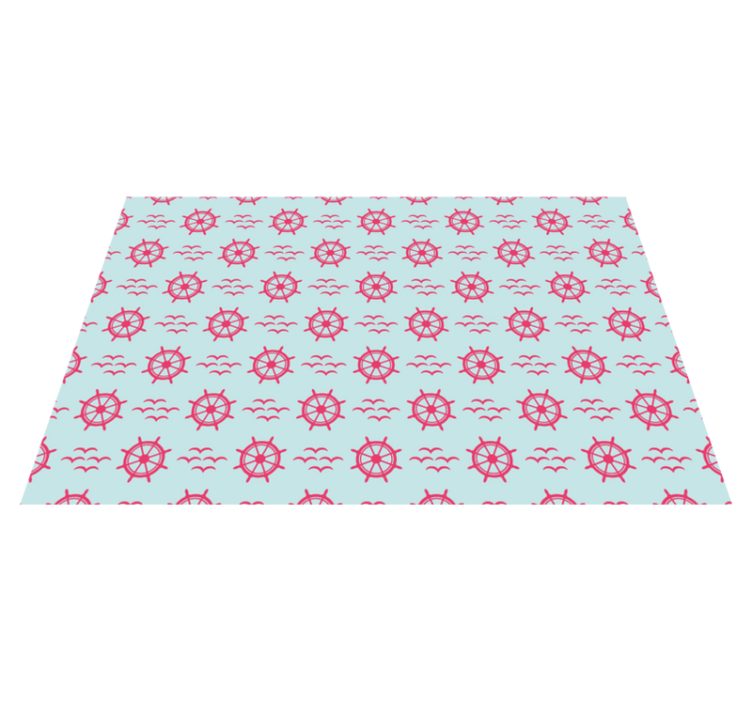 Eredeti tányéralátétek tengeri kormánykerékkel - TenStickers