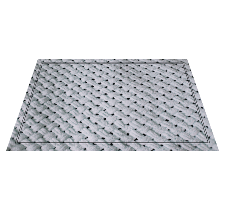 Szőtt mintás felület tányéralátétek struktúra - TenStickers