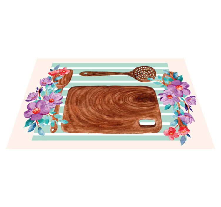 Elegáns gasztronómiai pillanatok - tányéralátétek eredeti - TenStickers