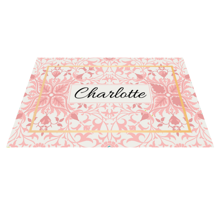 Személyre szabott növényi elrendezés tányéralátétekkel - TenStickers