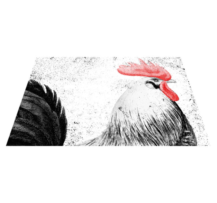 Kakas illusztrációs tányéralátétek eredeti - TenStickers