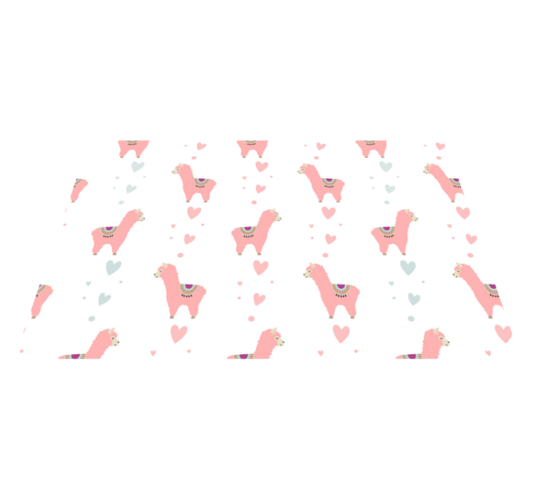 Cuki llama minta tányéralátétek gyermekeknek - TenStickers