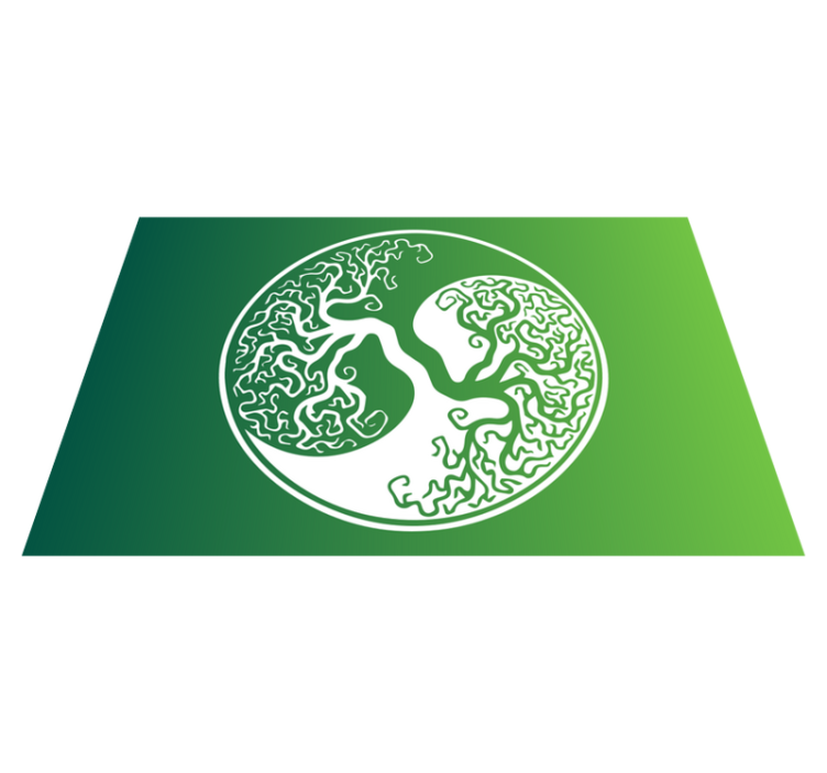 Fakérgek emblémás modern tányéralátétek - TenStickers