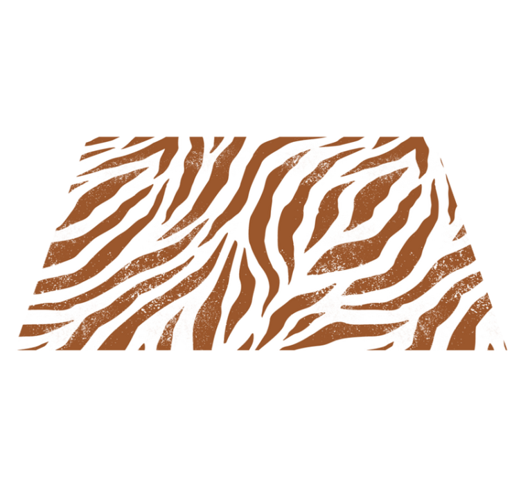 Zebra mintás tányéralátétek struktúra - TenStickers