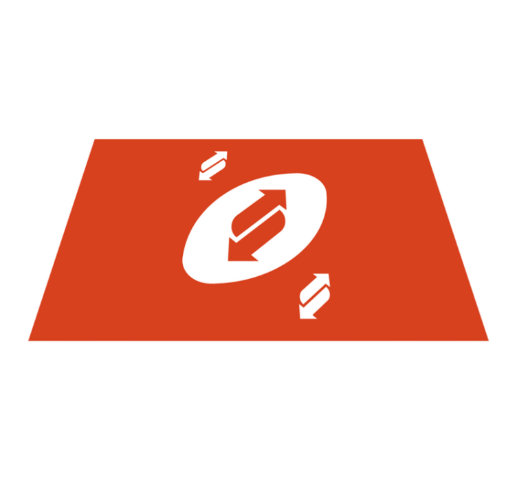 Dinamikus nyíl minta tányéralátétek eredeti - TenStickers