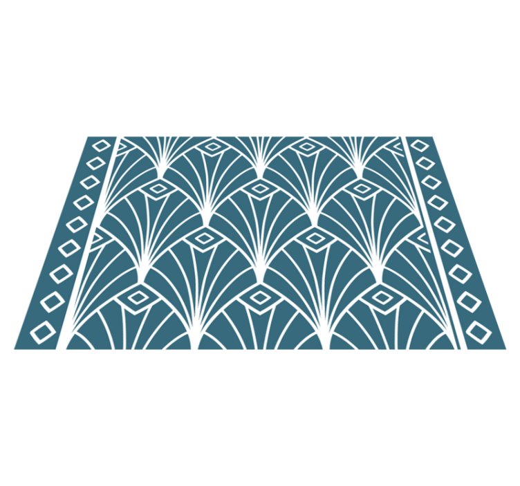 Modern tányéralátétek stílusos virágmintával - TenStickers