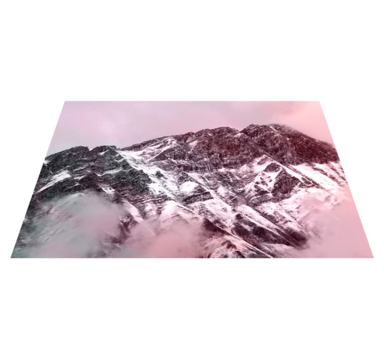 Hegycsúcs esztétikus színek alátétek - TenStickers