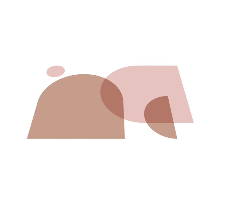 Modern tányéralátétek kortárs geometrikus formák - TenStickers