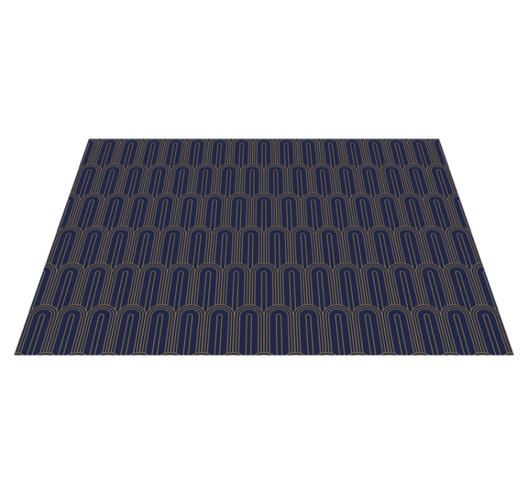 Elegáns Ívelt vonalak tányéralátétek modern - TenStickers